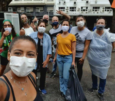 Primeiras ações da ONG É Por Amor durante a pandemia